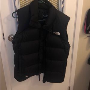 The north face puffy vest